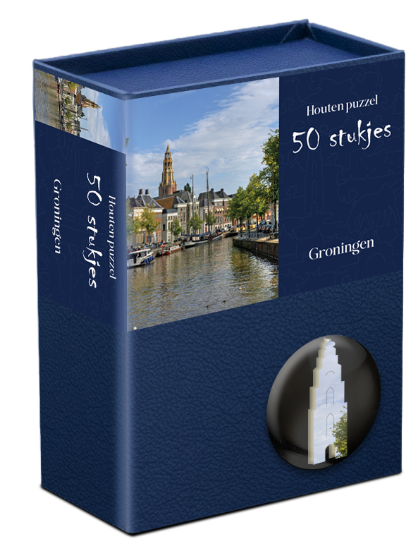Houten Puzzel Groningen – 50 Stukjes