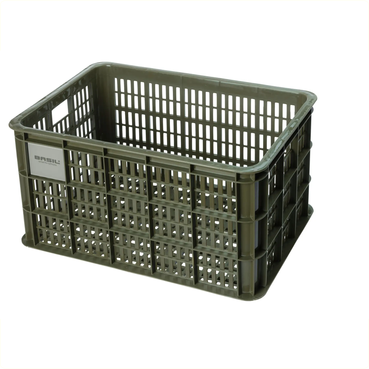FD0402A fietskrat mosgroen 40L